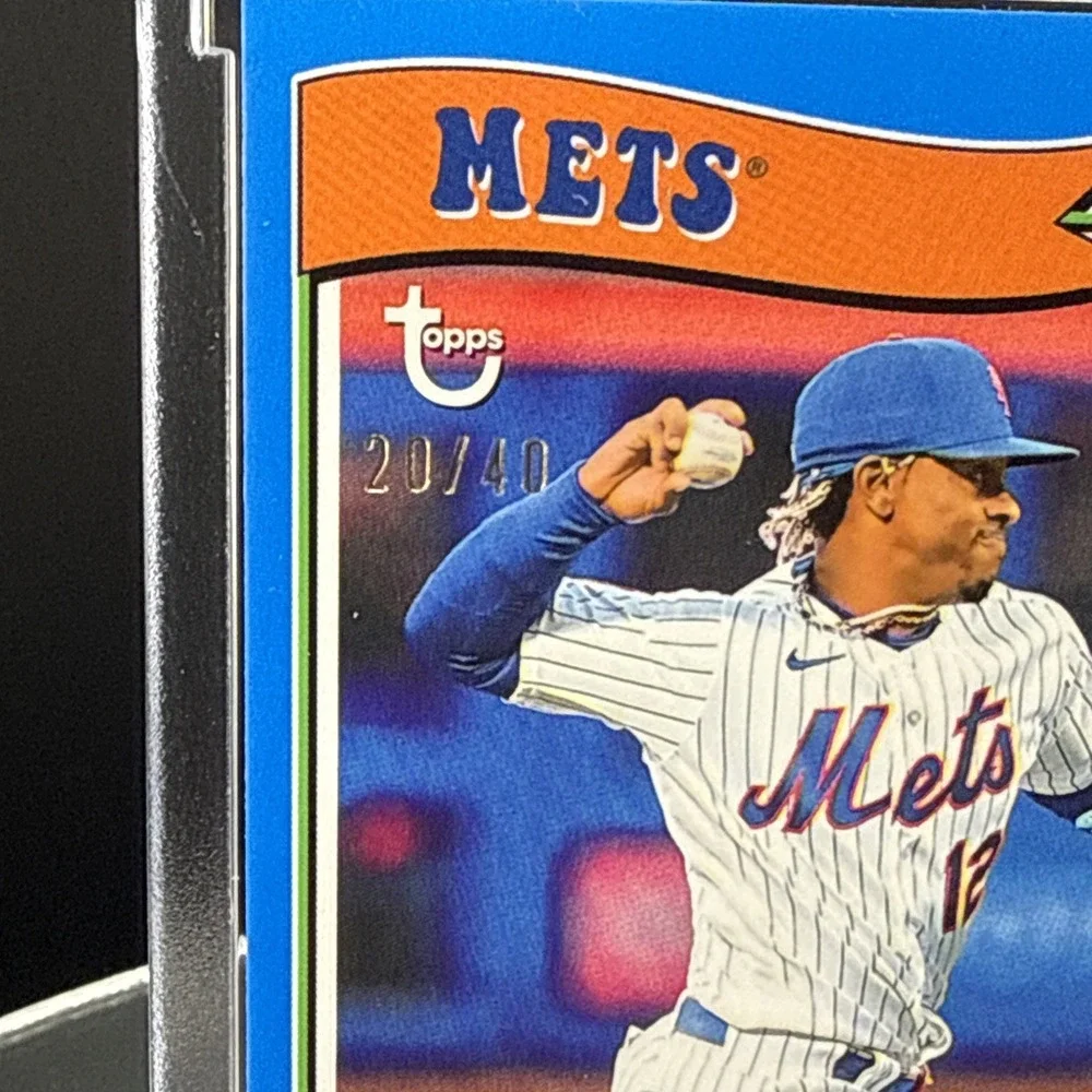 2023 Topps Brooklyn Collection Francisco Lindor New York Mets Blue /40